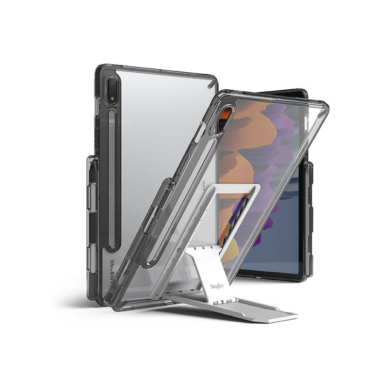 Išskirtinis kietas „Ringke Fusion Combo“ dėklas su geliniu rėmeliu, skirtas „Samsung Galaxy Tab S7 11& 39 & 39 + klijuoj...