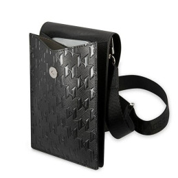 Karl Lagerfeld Monogram Plate krepšys - juodas