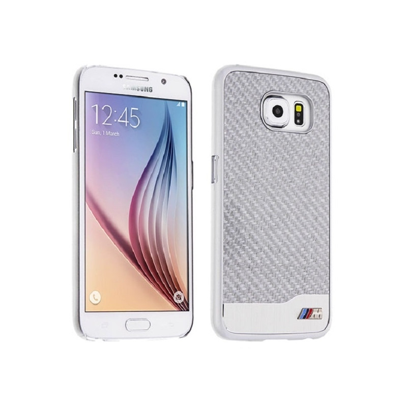 BMW Hardcase dėklas Samsung Galaxy S6 - sidabrinis