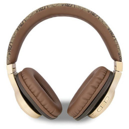 Guess 4G Script Bluetooth ant ausinės ausinės – rudos spalvos