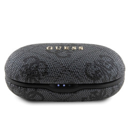 TWS Guess 4G Metalinės Bluetooth ausinės su ENC prijungimo stotele - juodos