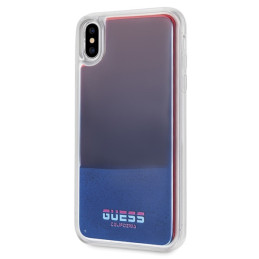 Guess California Glow tamsiame dėkle, skirta iPhone Xs Max – raudona