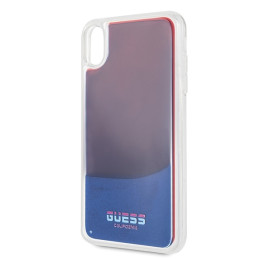 Guess California Glow tamsiame dėkle, skirta iPhone Xs Max – raudona