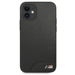 BMW M Collection Smooth PU dėklas iPhone 12 mini - juodas