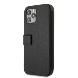 JAV Polo Assn byla Siuvinėjimo kolekcija iPhone 12 / iPhone 12 Pro - juoda