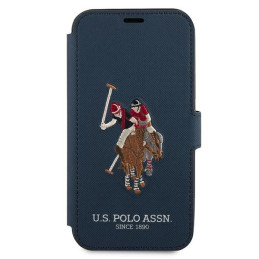 JAV Polo Assn byla Siuvinėjimo kolekcija iPhone 12 / iPhone 12 Pro – tamsiai mėlyna