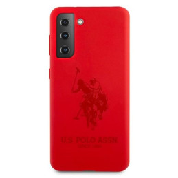 JAV Polo Assn byla Silikoninis tonas, skirtas Samsung Galaxy S21+ – raudonas