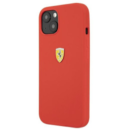 Ferrari silikoninis dėklas iPhone 13 mini - raudonas