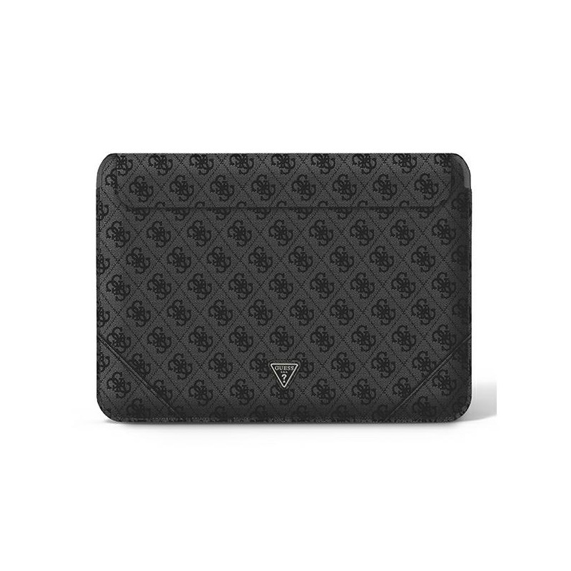 Guess 4G Uptown Triangle Logo dėklas 16" nešiojamam kompiuteriui - juodas