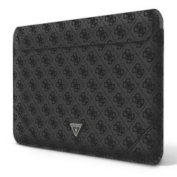 Guess 4G Uptown Triangle Logo dėklas 16" nešiojamam kompiuteriui - juodas