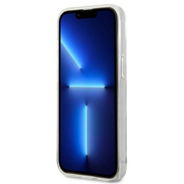 Karl Lagerfeld Flower Ikonik Karl dėklas iPhone 13 mini - skaidrus