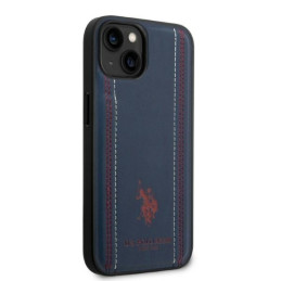 JAV Polo Assn byla Leather Stitch iPhone 14 - tamsiai mėlyna