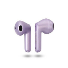 Guess Bluetooth ausinės GUTWST82TRU TWS + prijungimo stotelė violetinė/ violetinė trikampio logotipas