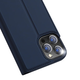 Dux Ducis Skin Pro dėklo dėklo dangtelis su atvartu iPhone 13 Pro mėlynas