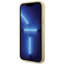 Guess Rhinestone Triangle dėklas iPhone 14 Plus - auksinis