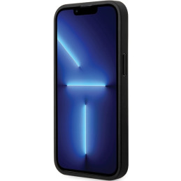 BMW Leather Carbon dėklas iPhone 13 Pro / iPhone 13 - juodas