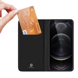 Dux Ducis Skin Pro dėklo dėklo dangtelis su atvartu iPhone 13 Pro Max juodas