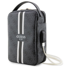 Guess 4G Printed Stripes organizatorių krepšys - juodas