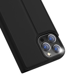 Dux Ducis Skin Pro dėklo dėklo dangtelis su atvartu iPhone 13 Pro Max juodas