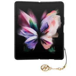 Guess 4G Charms Collection dėklas, skirtas Samsung Galaxy Z Fold 5 - rudas