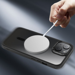 ESR Classic Hybrid Halolock dėklas su MagSafe iPhone 15 - skaidrus ir juodas
