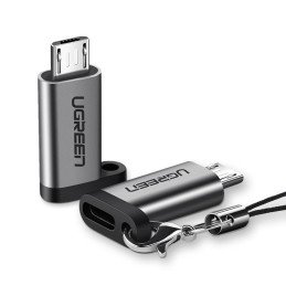 Ugreen USB Type C į micro USB adapteris pilkas (50590)