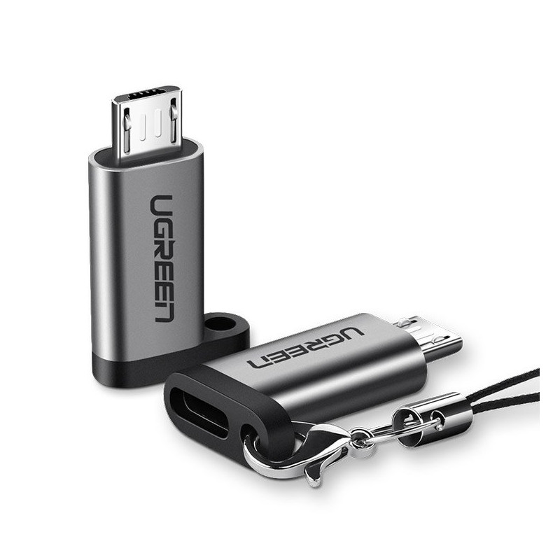 Ugreen USB Type C į micro USB adapteris pilkas (50590)