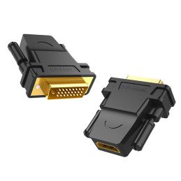 Ugreen HDMI adapteris (moteris) – DVI 24+1 (vyriškas) FHD 60 Hz juodas (20124 m.)