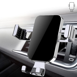 Gravity automobilinis išmaniojo telefono laikiklis ventiliacijos angai juodas (YC12)
