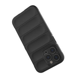 Magic Shield Case iPhone 14 Pro Max, lankstus, šarvuotas dangtelis, tamsiai mėlynas