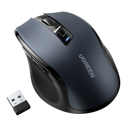 Ugreen MU006 belaidė optinė pelė USB 2.4GHz / Bluetooth 5.0 4000 DPI – juoda