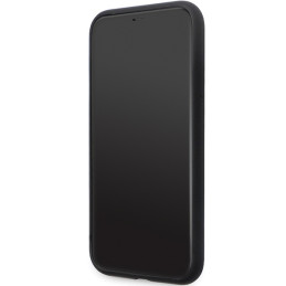 Karl Lagerfeld Silicone Choupette Metal Pin dėklas iPhone 11 / Xr - juodas