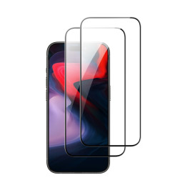 ESR grūdintas stiklas iPhone 15 Pro Max - juodas 2 vnt.