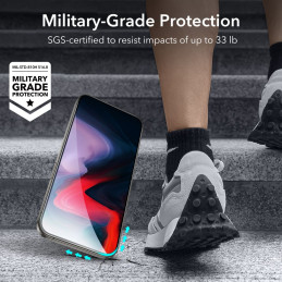 ESR grūdintas stiklas iPhone 15 Pro Max - juodas 2 vnt.