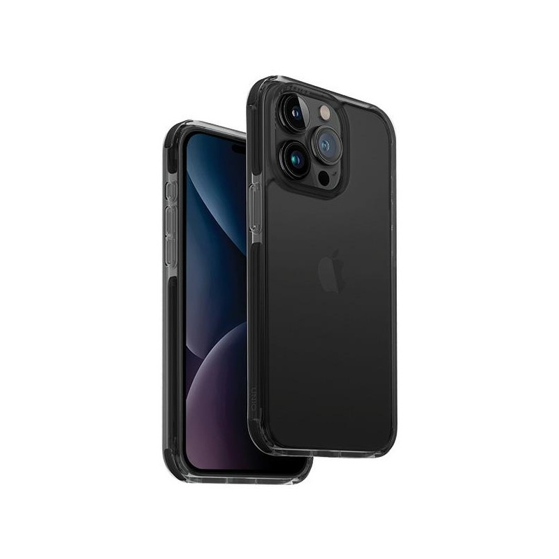UNIQ Combat dėklas iPhone 15 Pro - juodas