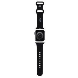 Hello Kitty silikoninis Kitty galvos dirželis Apple Watch 38/ 40/ 41mm - juodas