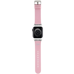 Hello Kitty Kitty galvos dirželis, skirtas Apple Watch 38/ 40/ 41mm – rožinis