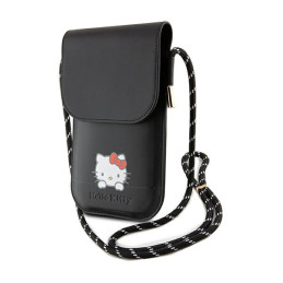 Hello Kitty Leather Daydreaming Cord krepšys - juodas