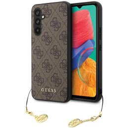 Guess 4G Charms Collection dėklas, skirtas Samsung Galaxy S23 FE - rudas