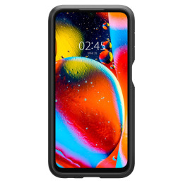 Spigen Rugged Armor dėklas, skirtas Samsung Galaxy A15 4G / 5G - juodas