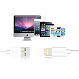 Choetech IP0026 USB-A - Lightning MFi laidas 1,2m - baltas