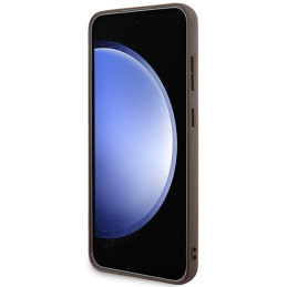 Guess 4G Triangle dėklas, skirtas Samsung Galaxy S24+ - baltas