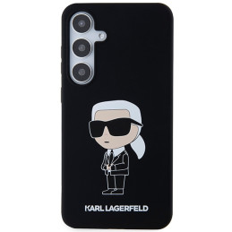 Karl Lagerfeld Silicone Ikonik dėklas Samsung Galaxy S24+ - juodas