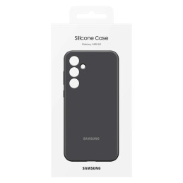 Samsung silikoninis dėklas EF-PA556TBEGWW, skirtas Samsung Galaxy A55 - juodas