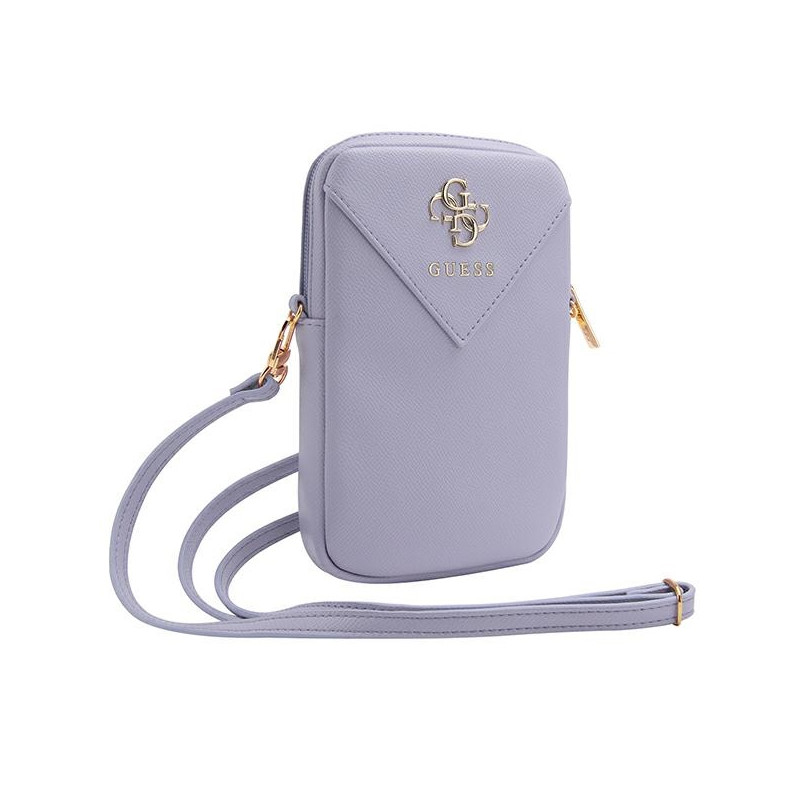 Guess Zip Triangle 4G krepšys – violetinė