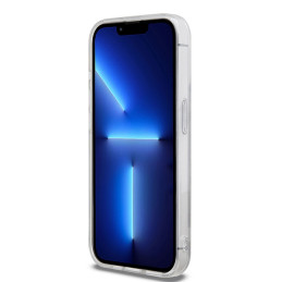 DKNY IML languotas monofoninis raštas ir spausdintos juostelės MagSafe dėklas, skirtas iPhone 15 Pro – juodas