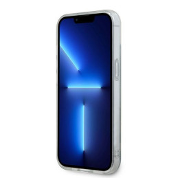 DKNY IML languotas monofoninis raštas ir spausdintos juostelės MagSafe dėklas, skirtas iPhone 15 Plus / 14 Plus – juodas