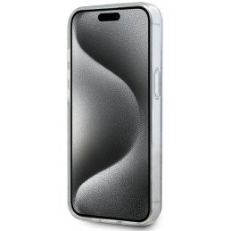 DKNY IML Mono & Stripe MagSafe dėklas, skirtas iPhone 15 Plus / 14 Plus – juodas