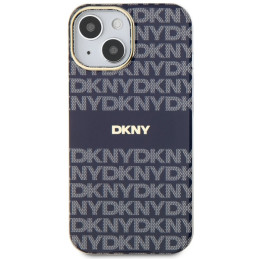 DKNY IML Mono & Stripe MagSafe dėklas, skirtas iPhone 15 / 14 / 13 - mėlynas
