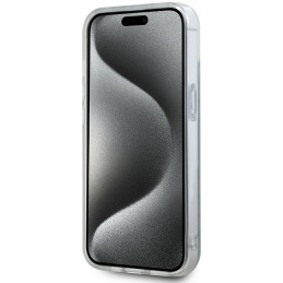 DKNY IML Mono & Stripe MagSafe dėklas, skirtas iPhone 15 / 14 / 13 - mėlynas